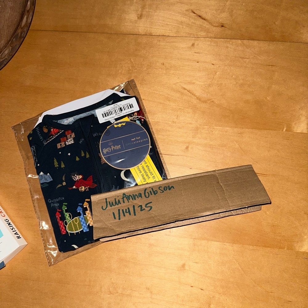 Little Sleepies Harry Potter Themed Toddler Zippies